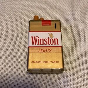 Vintage Collectible Winston Lighter 80s Era